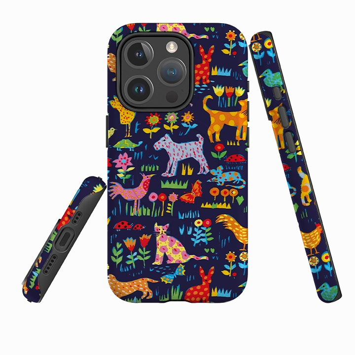 Matte Look Practical Design iPhone MagSafe Tough Case -  Our Yard By Sarah Campbell