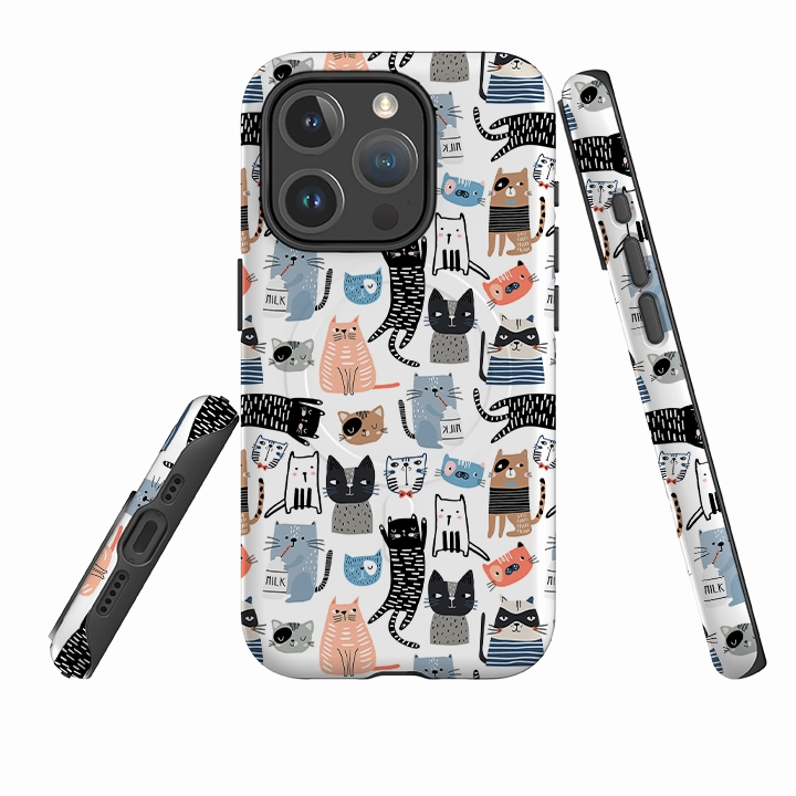 Vivid Finish Waterproof Design iPhone MagSafe Tough Case -  Jiggles