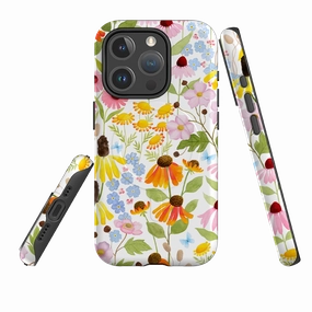 iPhone MagSafe Tough Case - Wildflower Pattern By Bex Parkin Modern Accessory Durable Surface
