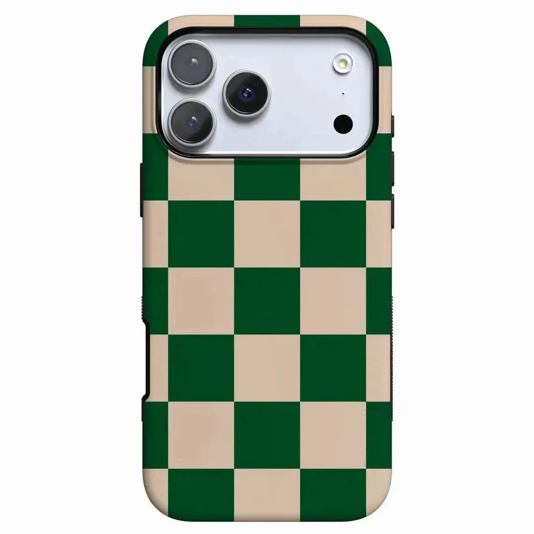 Fit Check | Green Checkerboard Case Flexible Surface Texture