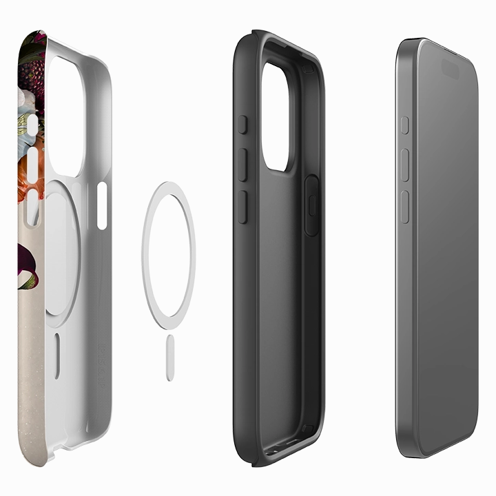 iPhone MagSafe Tough Case -  Endurance Pale Matte Texture Premium Texture Layer