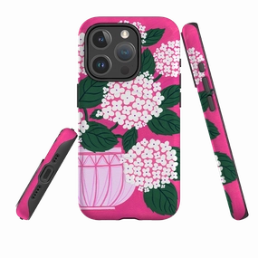 iPhone MagSafe Tough Case -  Hydrangea By Madalina Andronic Light Shield Durable Look