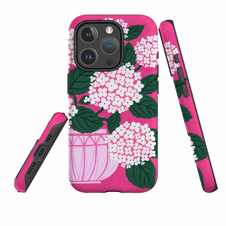 iPhone MagSafe Tough Case -  Hydrangea By Madalina Andronic Light Shield Durable Look