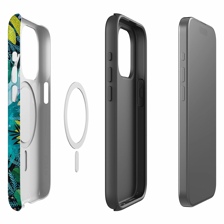 Vivid Design Texture iPhone MagSafe Tough Case -  Night Swimming By Madalina Andronic