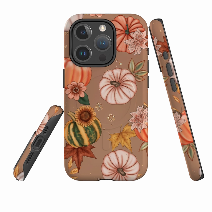 Comfort Texture Finish iPhone MagSafe Tough Case -  Pumpkins