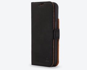 Clear Pattern Apple iPhone 14 - Vintage Leather Wallet Phone Case (Side Clasp)