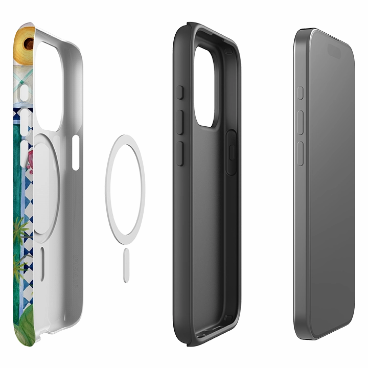 iPhone MagSafe Tough Case - Riad Tiger By Bex Parkin Compact Grip