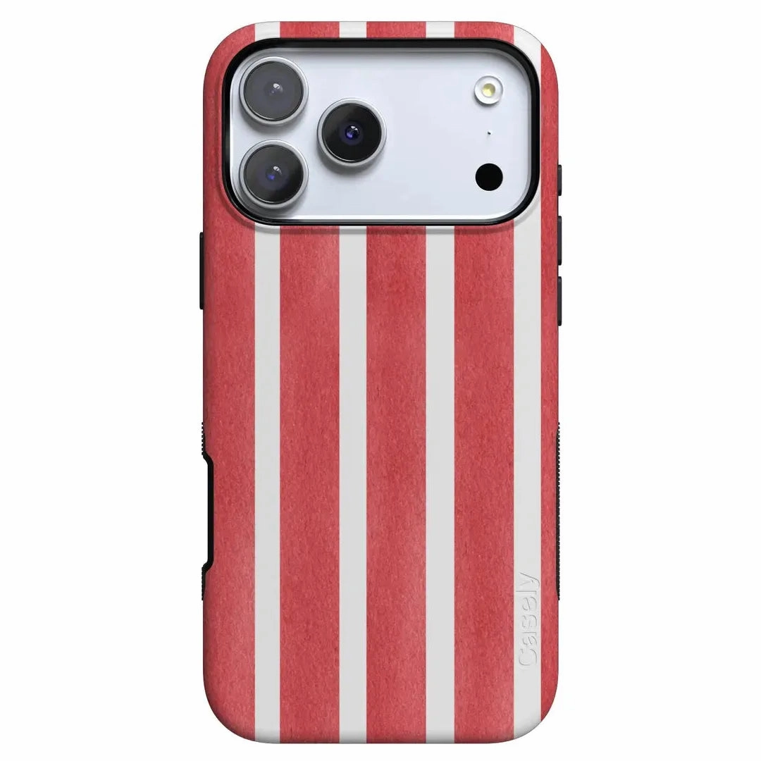 East Coast Summer | Red Stripes Case Polished Surface