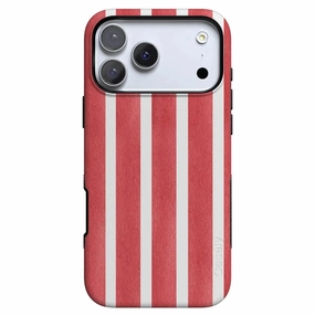 East Coast Summer | Red Stripes Case Polished Surface