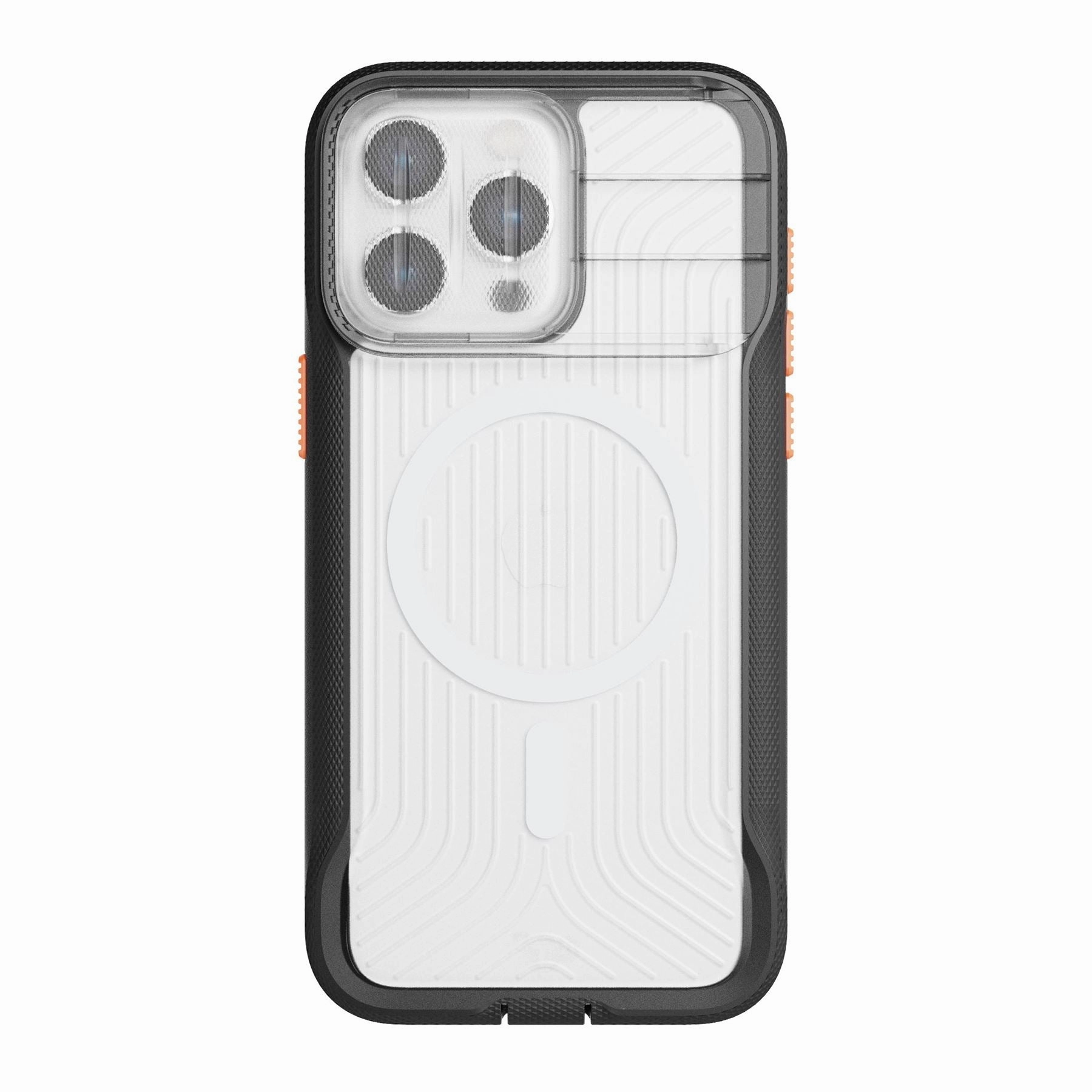 EvoMax - Apple iPhone 15 Pro Max Case MagSafe Compatible - Active Black (w/Lanyard) Fashion Texture Durable Edge Finish