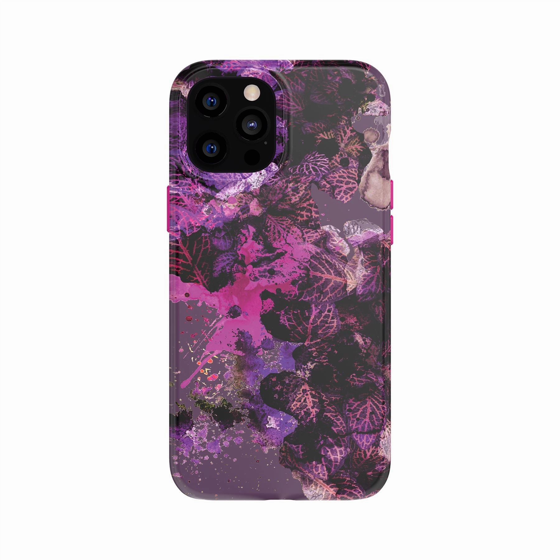 Eco Art - Apple iPhone 12 Pro Max Case - Pink/Purple Strong Frame Modern Touch