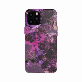 Eco Art - Apple iPhone 12 Pro Max Case - Pink/Purple Strong Frame Modern Touch