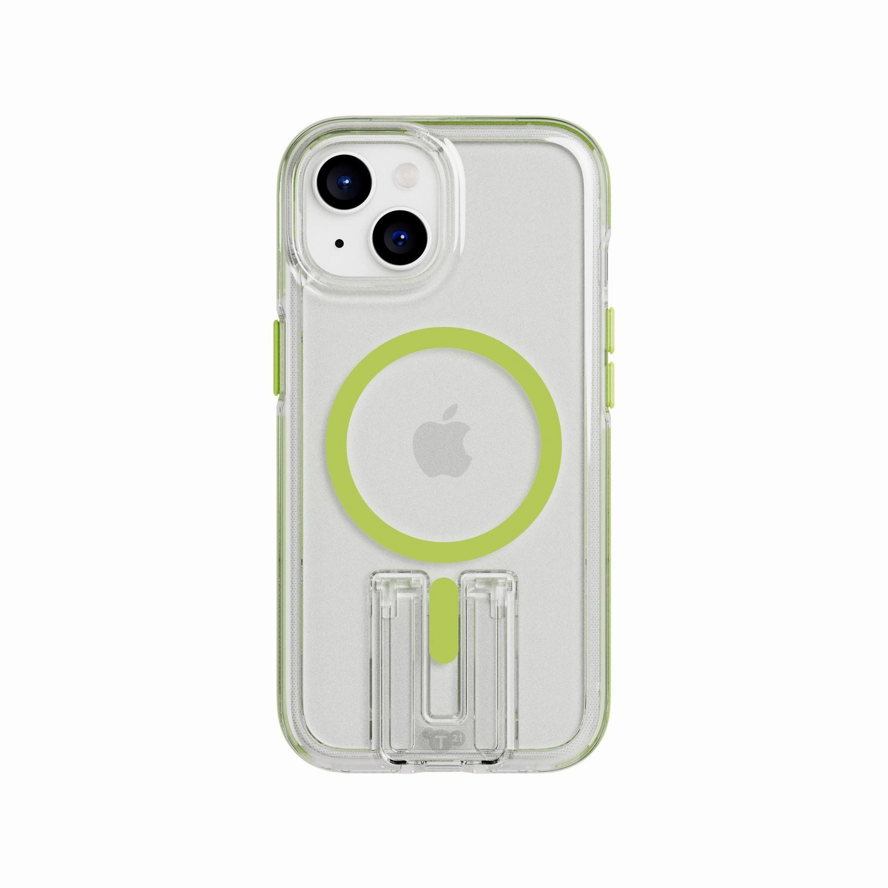 EvoCrystal Kick - Apple iPhone 16e/15 Case MagSafe Compatible - Lime Custom Fit Smooth Texture Pattern