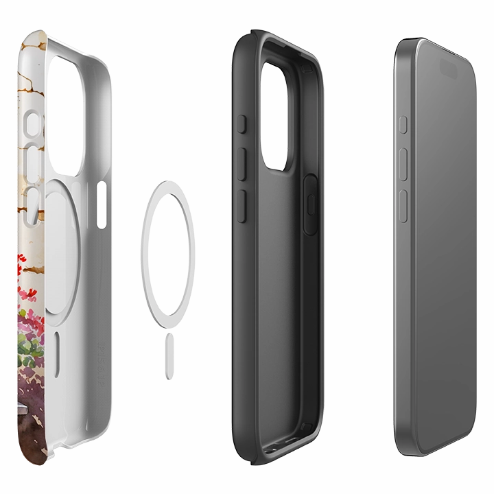 Slim Texture Protective Form iPhone MagSafe Tough Case - Cetona