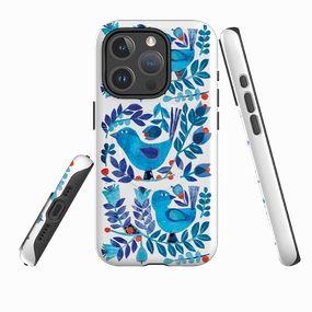 Light Touch iPhone MagSafe Tough Case - Scandi Birds By Tracey English