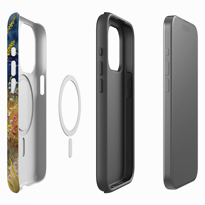 Durable touch Smooth Detail iPhone MagSafe Tough Case - Buttermere