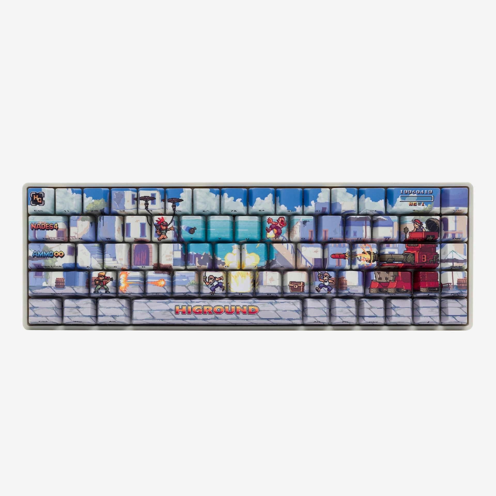 Epic of Higround 3 Basecamp 65  Keyboard - Battleground Premium Typing Experience Key Travel Adjustment