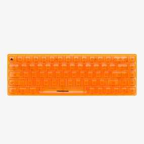 CLEAR TOPAZ Basecamp 65 Keyboard (Silent Glacier Switch) Luxury Mechanical Keyboard