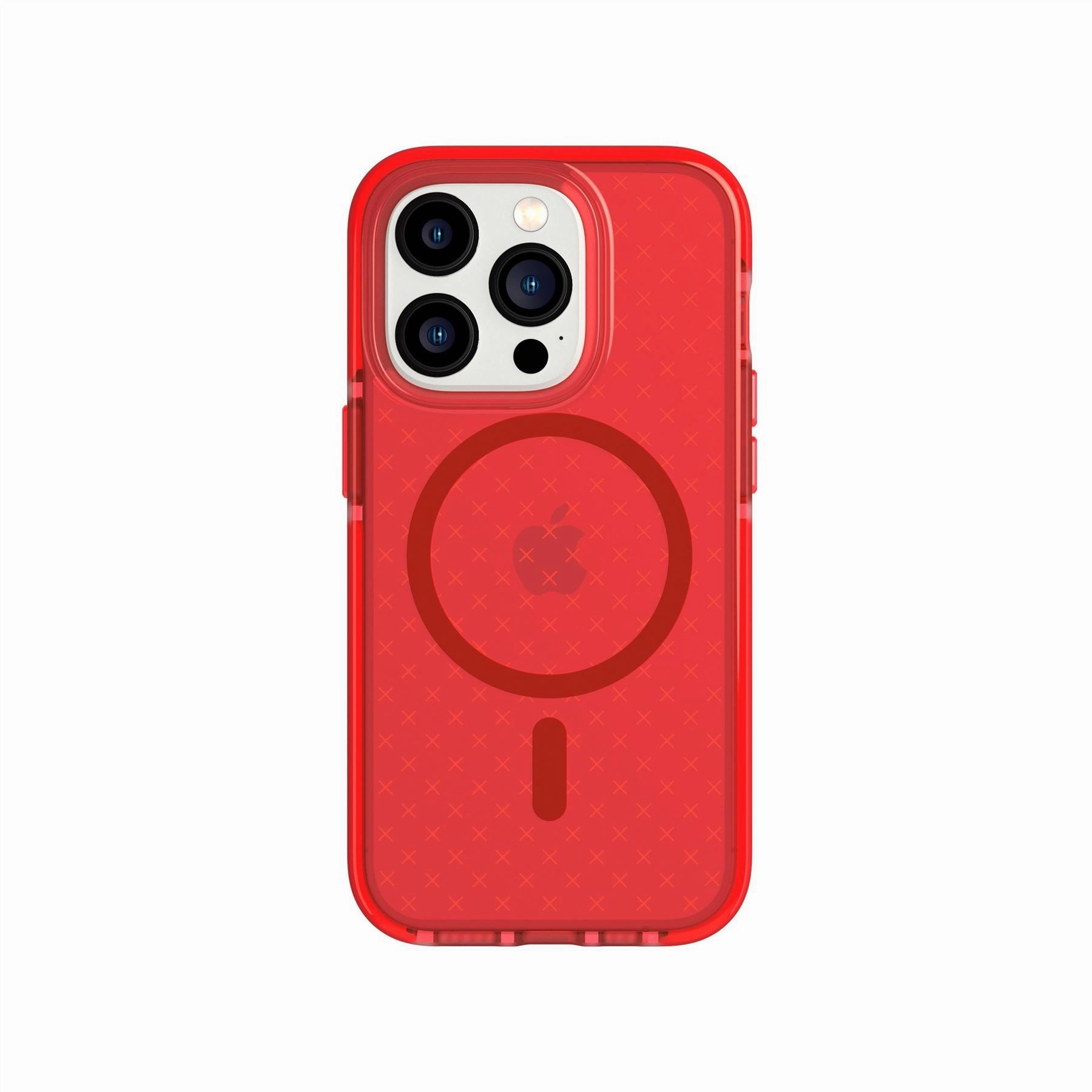 Modern feature EvoCheck - Apple iPhone 14 Pro Case MagSafe Compatible - Red