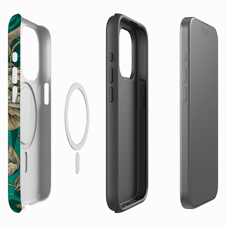 iPhone MagSafe Tough Case -  Highgrove Gardens Grip Safe Elegant Finish Design