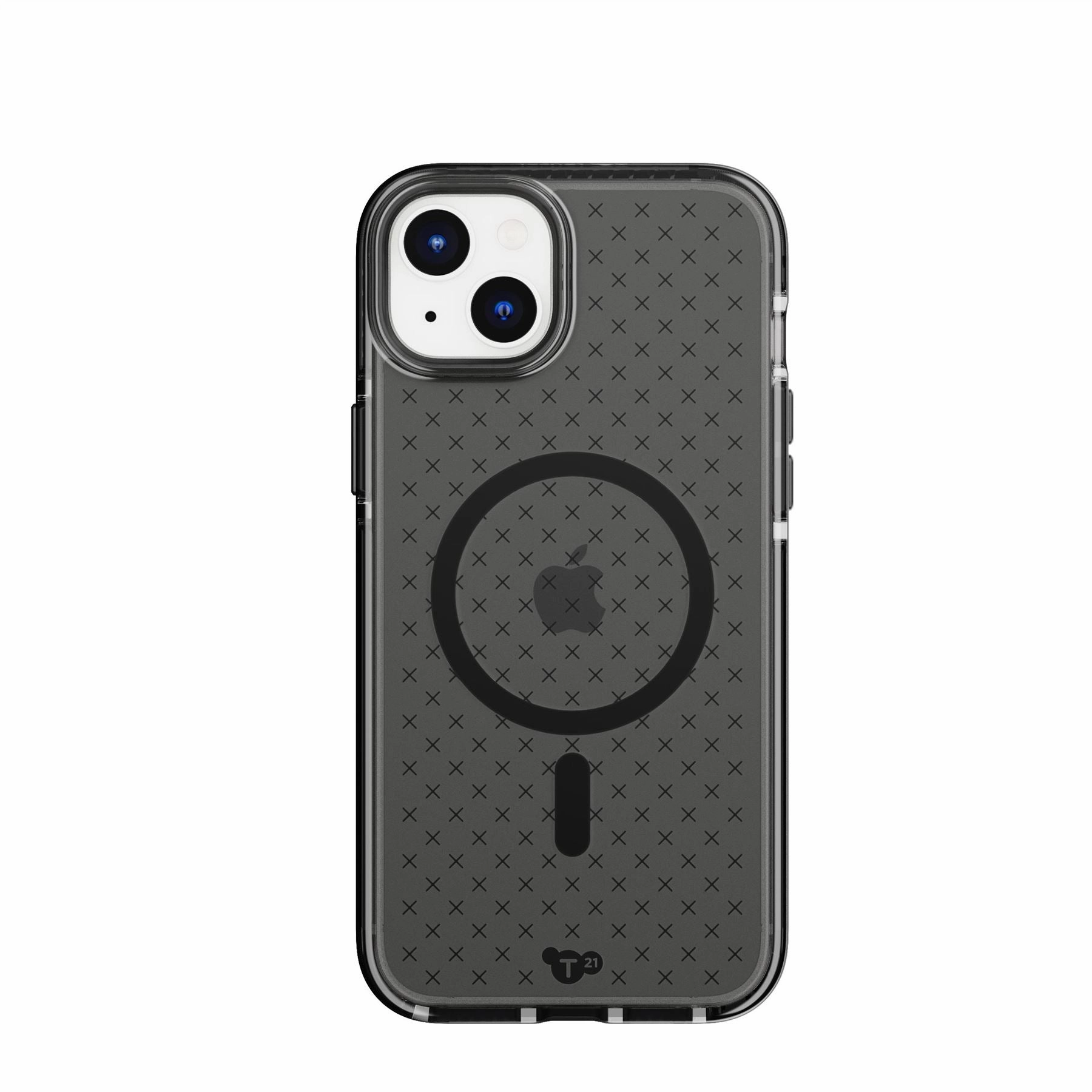 Evo Check - Apple iPhone 15 Plus Case MagSafe Compatible - Smokey Black Scratch Block Refined Form