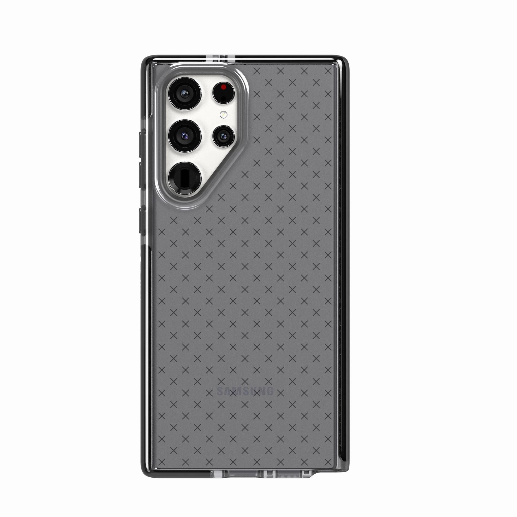 Evo Check Enhanced - Samsung Galaxy S22 Ultra Case - Smokey Black Minimal Grip Flexible Fit