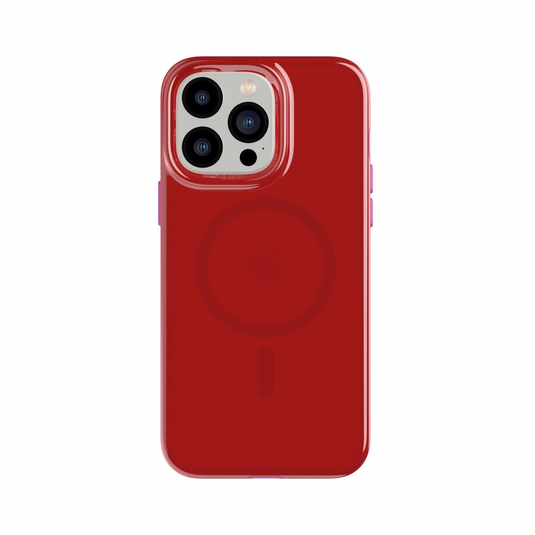 Rugged Look Finish Premium Touch Evo Tint - Apple iPhone 14 Pro Max Case MagSafe Compatible - Pop Pinks