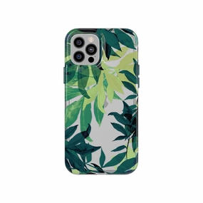 EvoArt - Apple iPhone 12/12 Pro Case - Forest Green Gloss Finish Texture