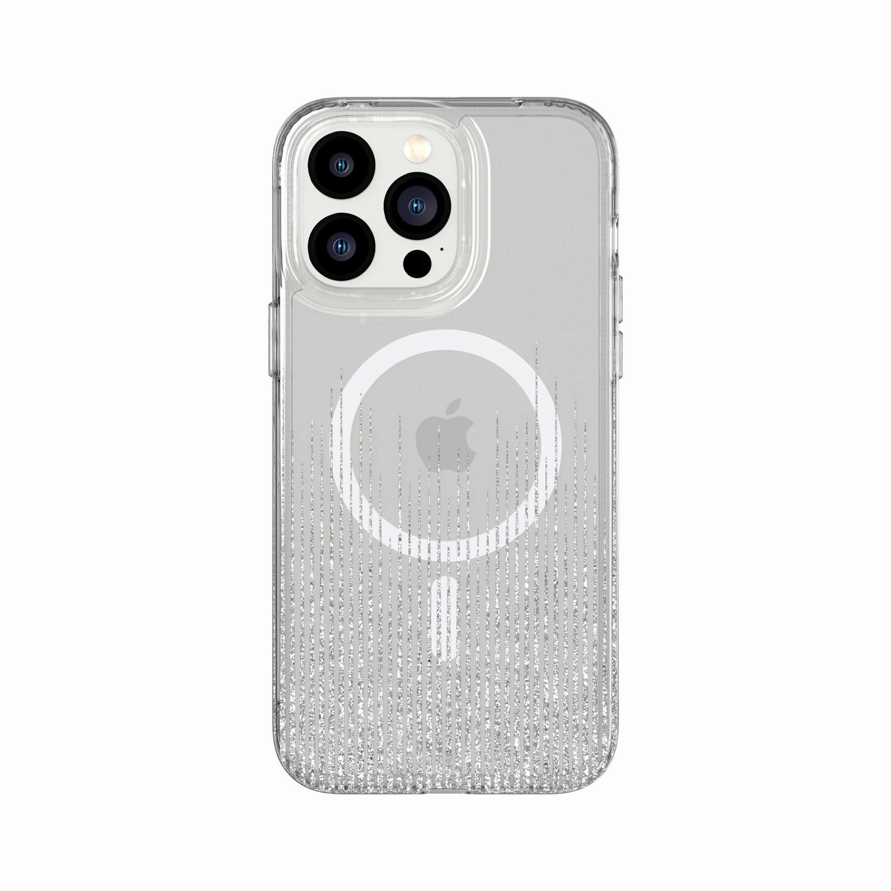 Hybrid Texture EvoArt - Apple iPhone 14 Pro Max Case MagSafe Compatible - Sparkle Rain