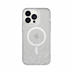 Hybrid Texture EvoArt - Apple iPhone 14 Pro Max Case MagSafe Compatible - Sparkle Rain