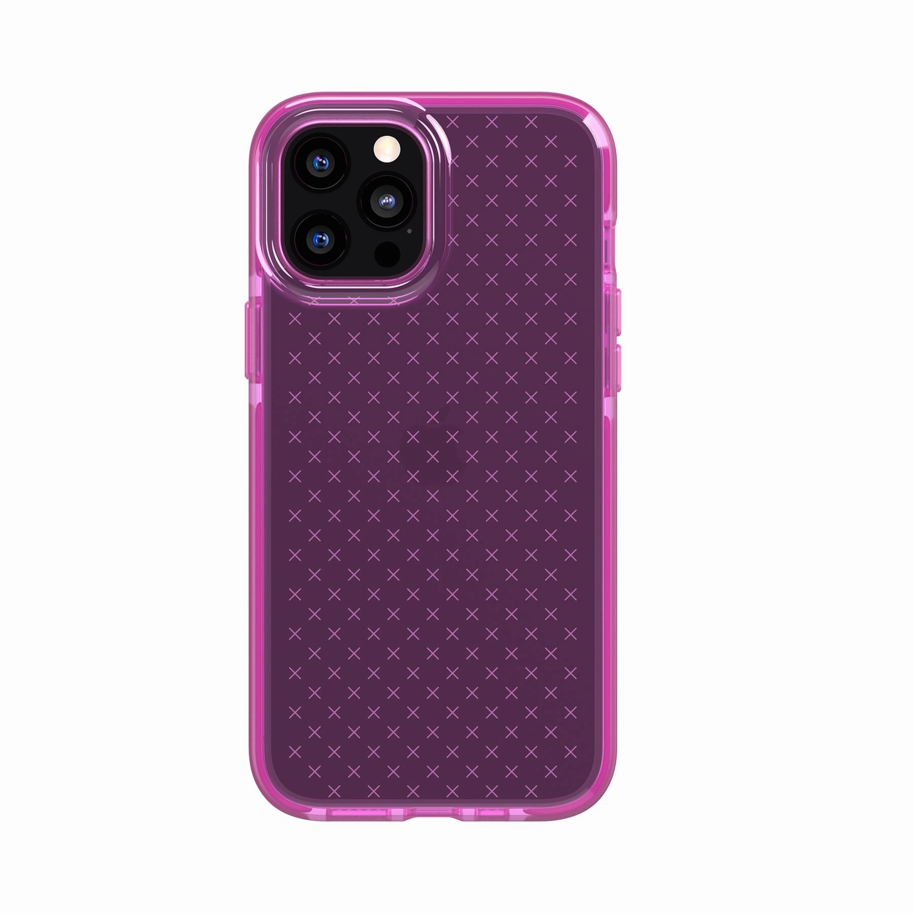 Durable Design Texture Simple Finish EvoCheck - Apple iPhone 12 Pro Max Case - Mystical Fuchsia