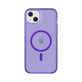 Durable Grip EvoCheck - Apple iPhone 14 Plus Case MagSafe Compatible - Wondrous Purple