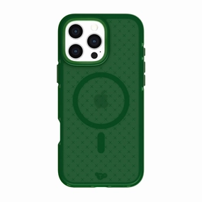 Custom Fit Soft Grip Layer EvoCheck - Apple iPhone 16 Pro Max Case MagSafe Compatible - Forest Green