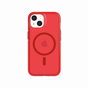 Hybrid Shield Soft Edging EvoCheck - Apple iPhone 16e/14 Case MagSafe Compatible - Red