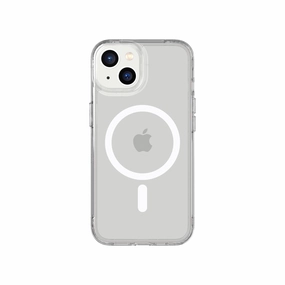EvoClear - Apple iPhone 16e/14 Case MagSafe Compatible - Clear Soft Finish Minimal Frame