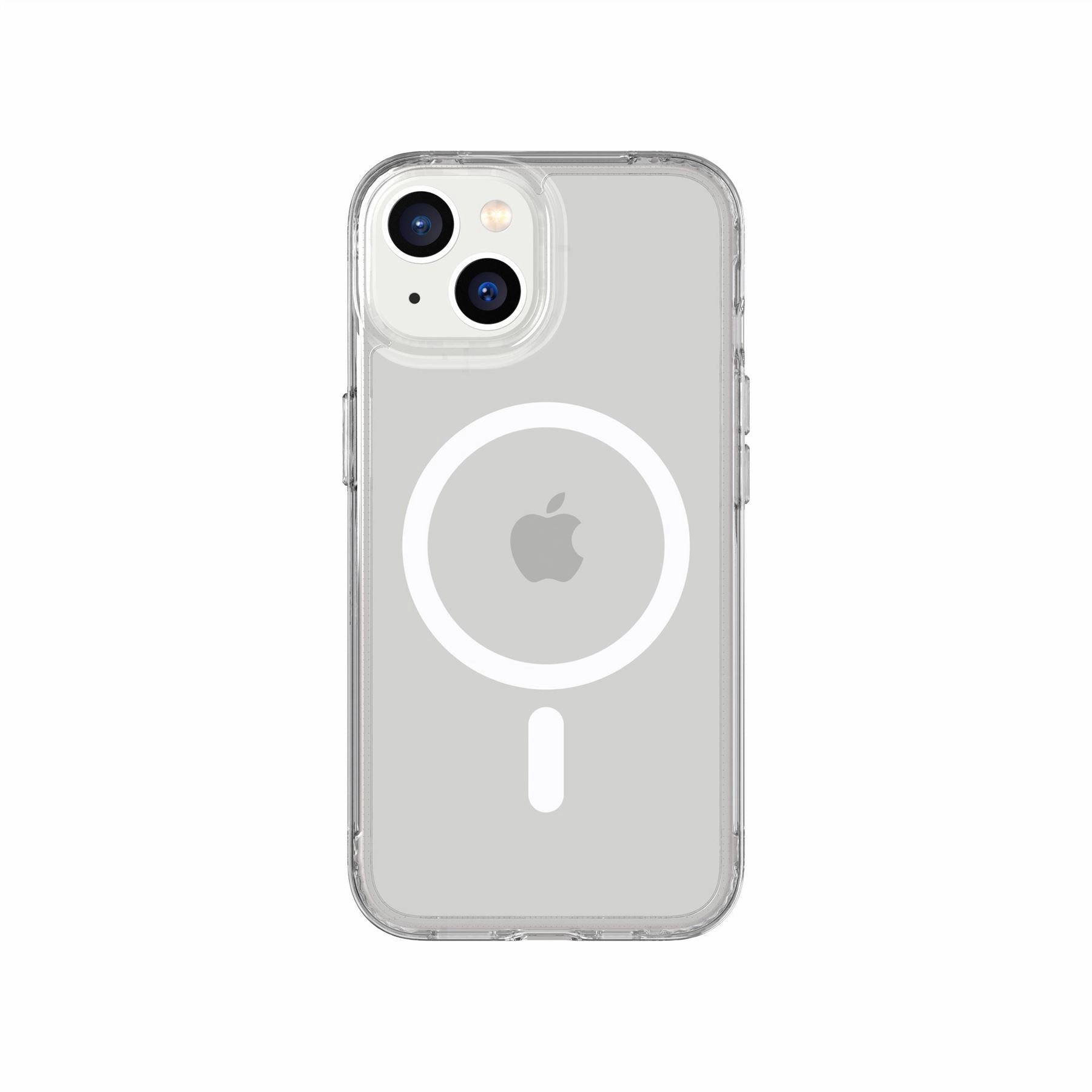 EvoClear - Apple iPhone 16e/14 Case MagSafe Compatible - Clear Soft Finish Minimal Frame