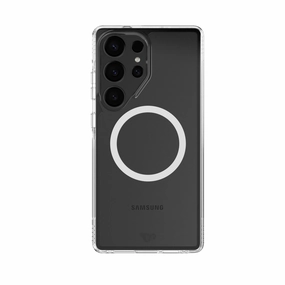 Shock Absorber Premium Detail EvoClear - Samsung Galaxy S25 Ultra Case with Magnets - Clear