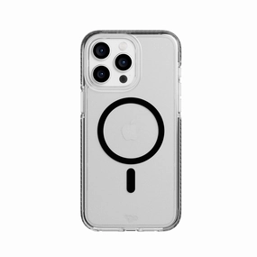 EvoCrystal - Apple iPhone 15 Pro Max Case MagSafe Compatible - Graphite Black Full Coverage