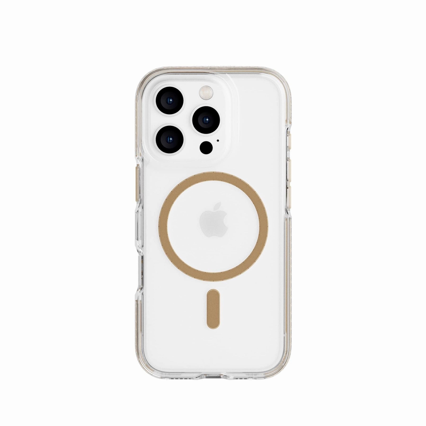 Lightweight Grip Comfort grip design EvoCrystal - Apple iPhone 16 Pro Case MagSafe Compatible - Gold