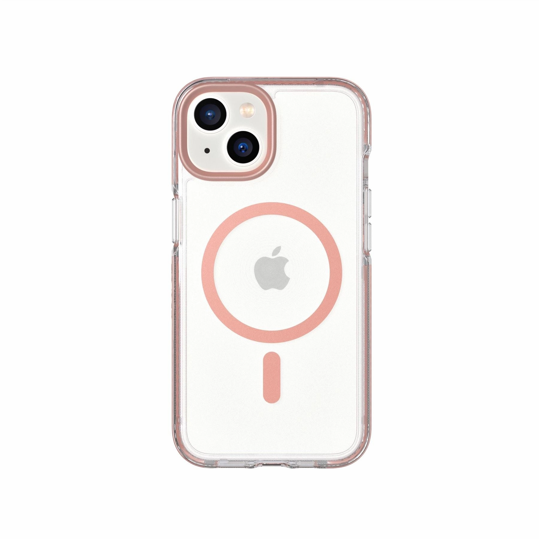 EvoCrystal - Apple iPhone 16e/14 Case MagSafe Compatible - Rose Gold Soft Edge Look Smooth Detail
