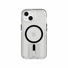 Shock Absorber EvoCrystal Kick - Apple iPhone 15 Case MagSafe Compatible - Clear Black