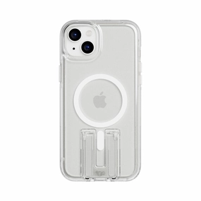 EvoCrystal Kick - Apple iPhone 15 Plus Case MagSafe Compatible - White Soft Detail Vivid Detail