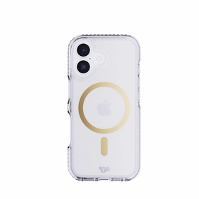 Comfort Pattern EvoCrystal MagSafe - Apple iPhone 17 Case - Metallic Gold