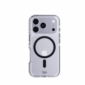 Protective Design Texture EvoCrystal MagSafe - Apple iPhone 17 Pro Case - Black