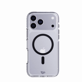 Rugged Edge Texture EvoCrystal MagSafe - Apple iPhone 17 Pro Max Case - Black