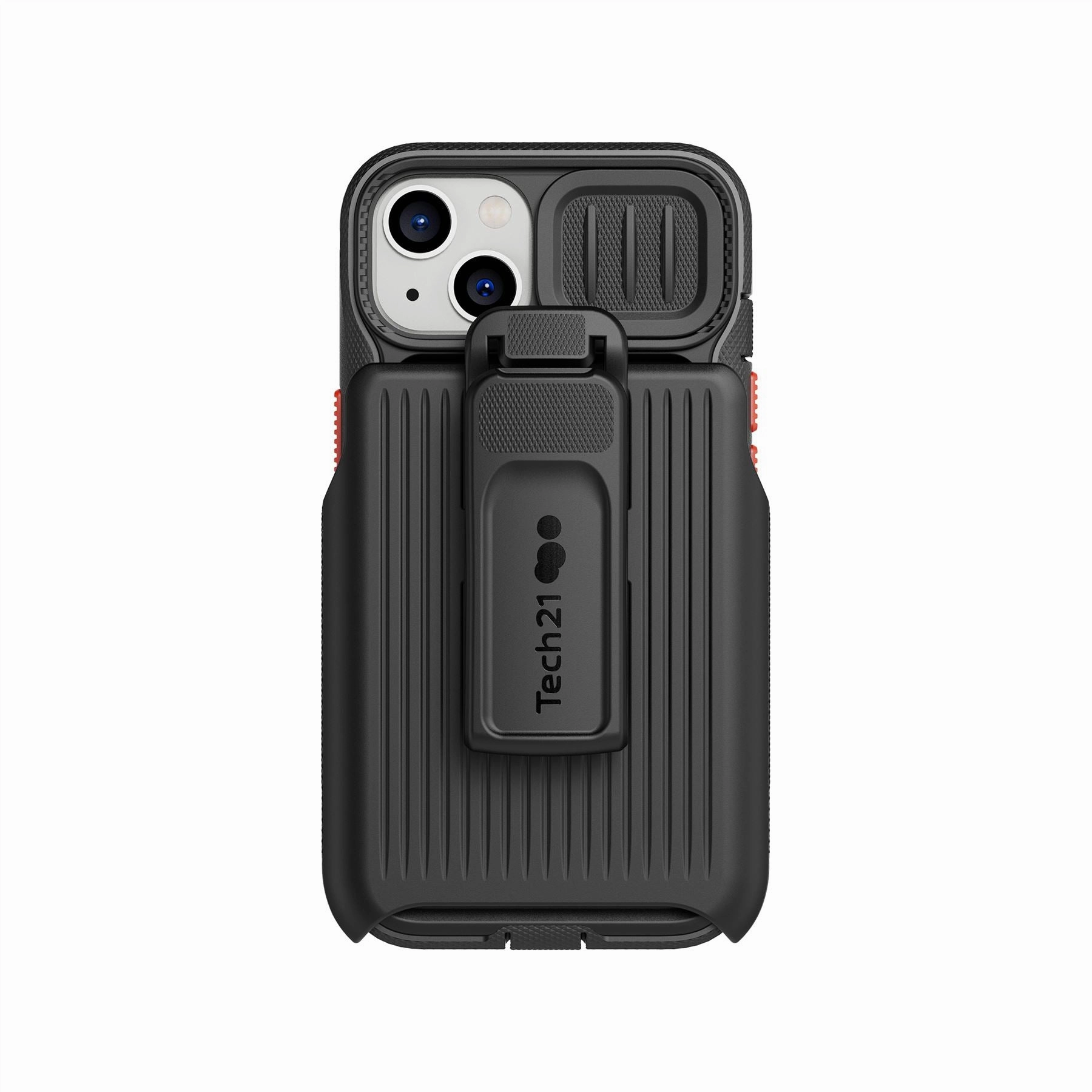 EvoMax - Apple iPhone 13 Case with Holster - Off Black Protective Touch