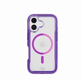 Matte Finish Protective Form Fit EvoPro MagSafe - Apple iPhone 17 Case - Kindred Purple/Cyber Pink