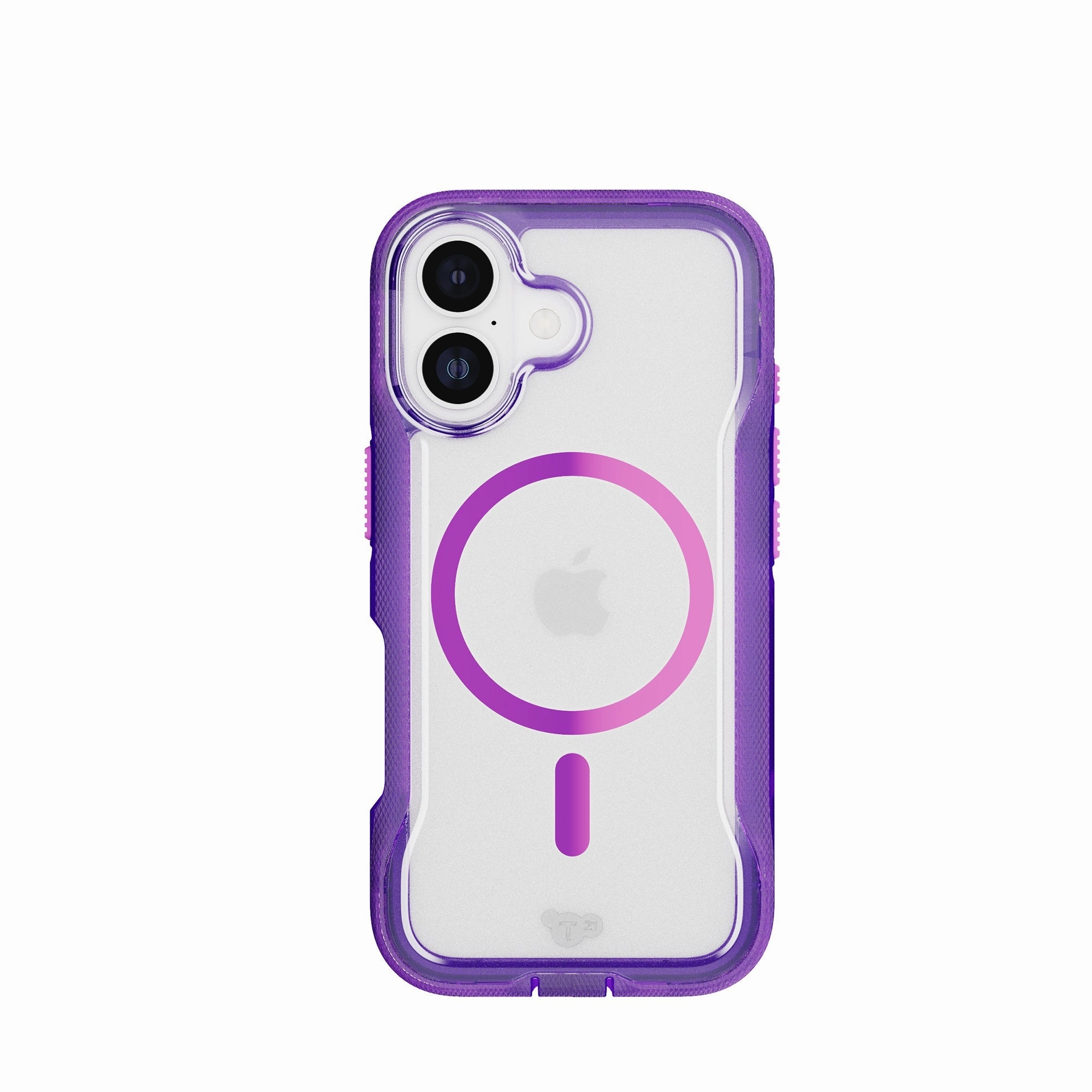 Matte Finish Protective Form Fit EvoPro MagSafe - Apple iPhone 17 Case - Kindred Purple/Cyber Pink