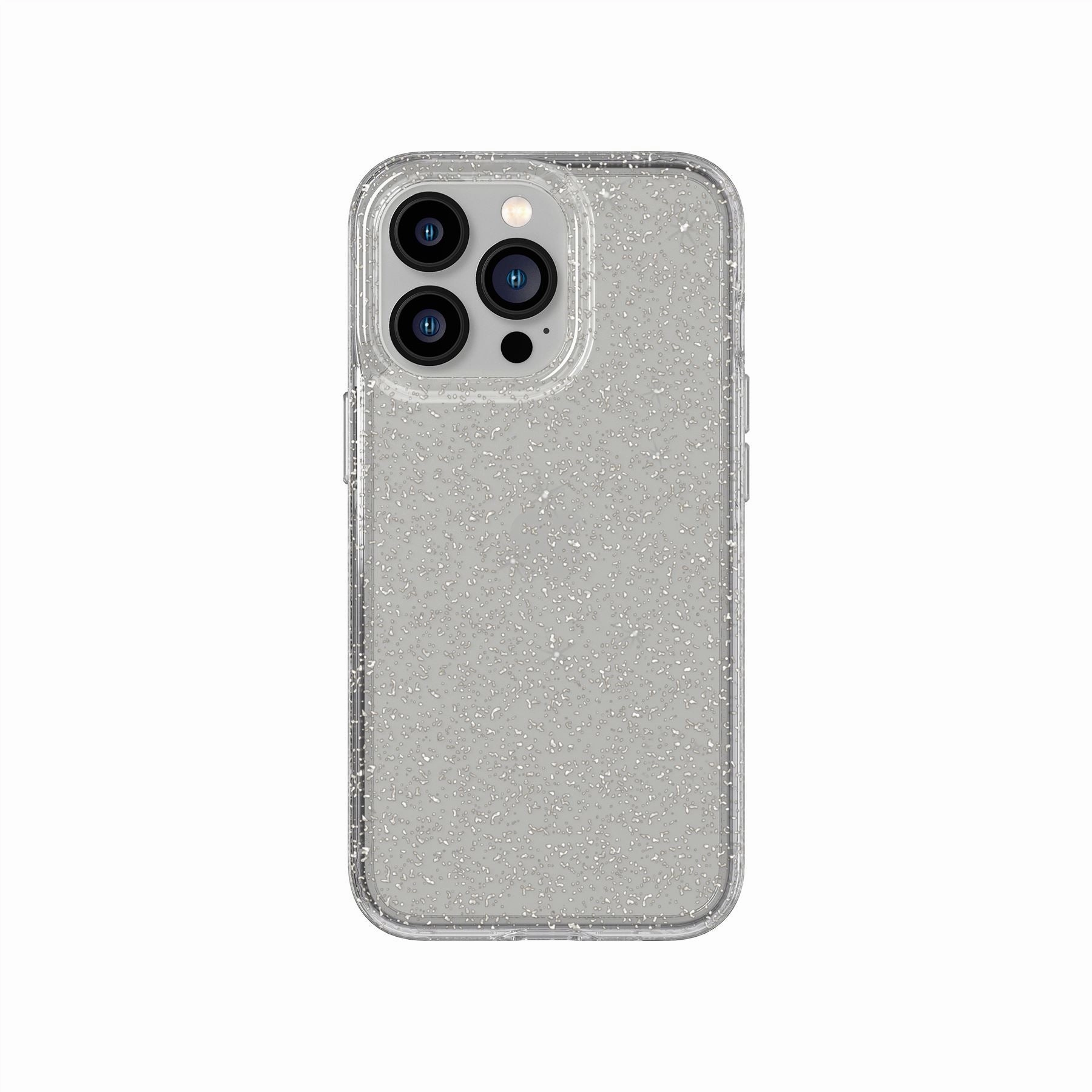 EvoSparkle - Apple iPhone 13 Pro Case - Silver Lightweight texture