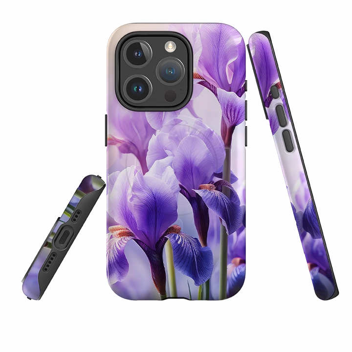 Bold Look iPhone MagSafe Tough Case -  Mauve Floral II